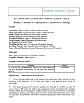 Scottish Forestry Strategic Advisory Group (SAG) minutes  - 16 December 2019